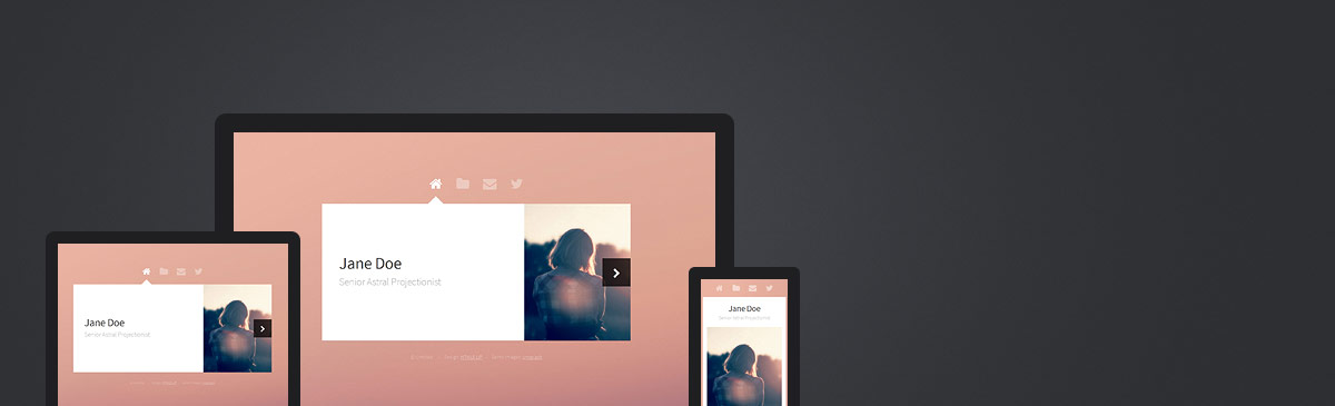 Astral website template preview